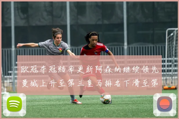欧冠夺冠赔率更新阿森纳继续领先曼城上升至第三皇马排名下滑至第六